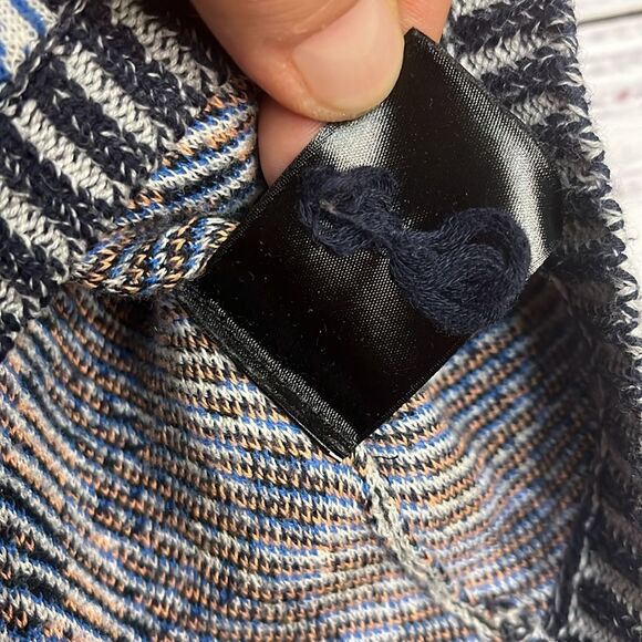 EUC Anthropologie Moth Cabine Crewneck Sweater 3/4 Sleeve  Multi Women's Small - Picture 10 of 13